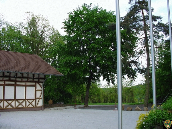 Der Hof vor dem Schützenhaus